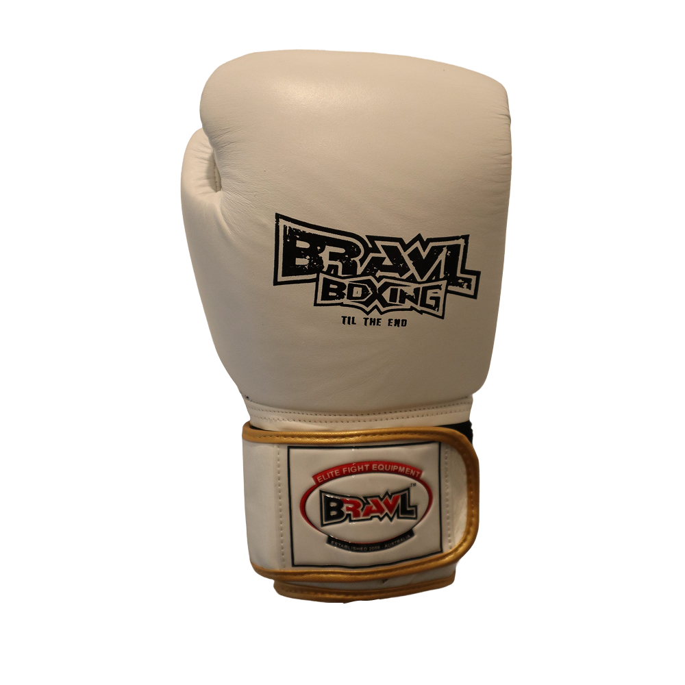 BRAWL Pro Series Premium Cowhide Leather Boxing Gloves