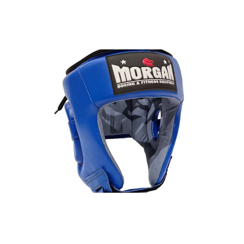 MORGAN V2 PLATINUM OPEN FACE LEATHER HEAD GUARD SM/MED/LRG/EXTRA LARGE
