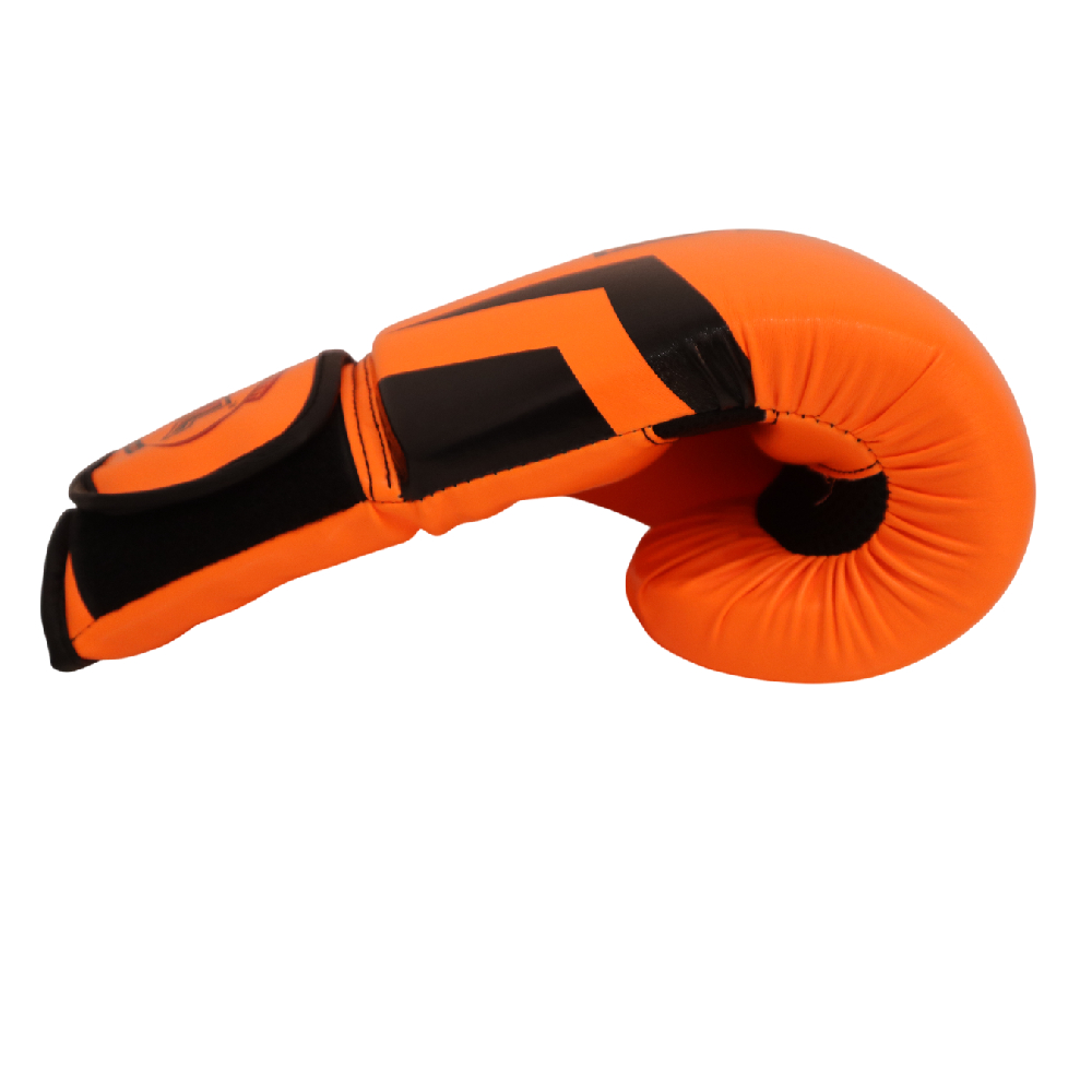 BRAWL Durable PU Leather Exterior Boxing Gloves – Orange