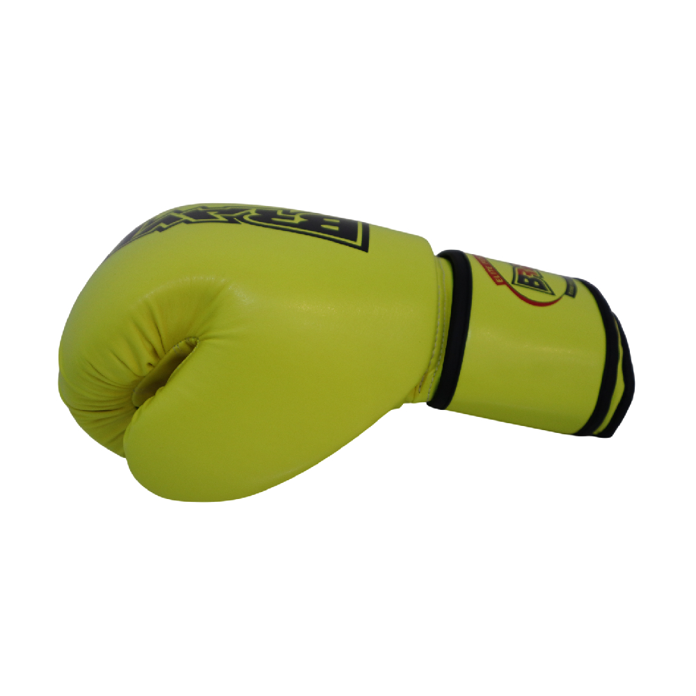 BRAWL Durable PU Leather Exterior Boxing Gloves – Yellow