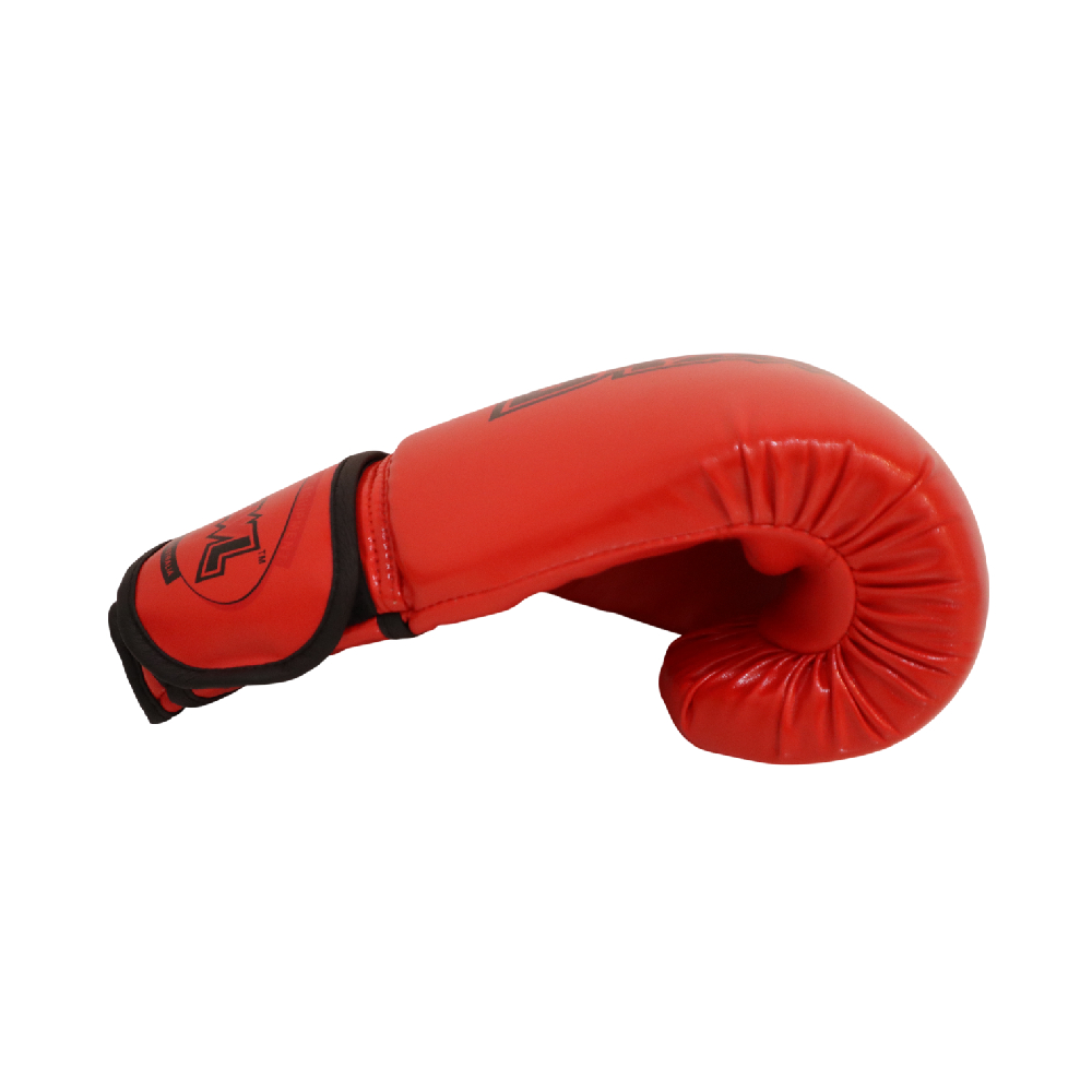 BRAWL Durable PU Leather Exterior Boxing Gloves – Red