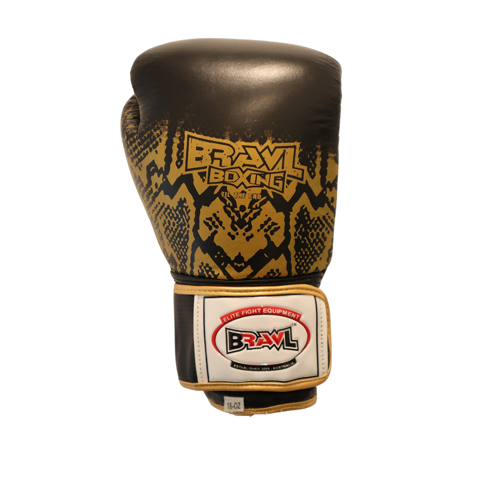 BRAWL Pro Series Premium Cowhide Leather Boxing Gloves