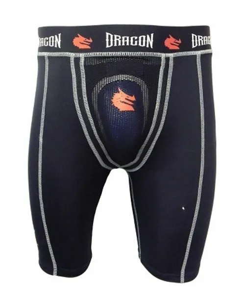 DRAGON COMPRESSION SHORTS WITH TRI-FLEX GROIN CUP XS/SM/MED/LRG/EX-LRG